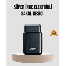 Kompakt Şarjlı Tıraş Makinesi Çift Yönlü Bıçaklı 45 Dakika Kullanım Süreli