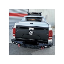 Volkswagen Amarok 2010-2016 Arka Bagaj Kapağı Kaplama Yazisiz Mat Siyah Arka Kapak Koruma