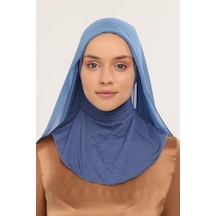Altobeh Hazır Pratik Lüks Boyunluklu Boneli Şifon Şal Kot