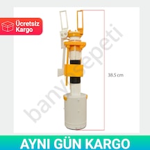 Eca & Serel Gömme Rezervuar Boşaltma Grubu Uzun Beyaz