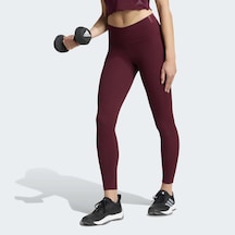 Adidas All Me Rib Kadın Bordo Tayt Kq5812