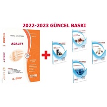 Egem Yayınları Aöf Adalet 2. Sınıf 3.yarıyıl Güz Dönemi Güncel 2023