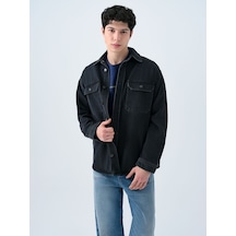 LOFT Oversize Erkek Gömlek U.kol Lf2039700 Q1.v1 Denim