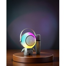 Bluetooth Karaoke Speaker Seti Uczzztekmikrofonastrospeaker