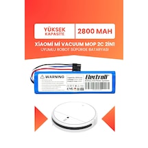 Xiaomi Mi Vacuum Mop 2c 2in1 Uyumlu Batarya Yüksek Kapasite 2800mah Robot Süpürge Pil Xmstjqr2c