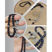 Yasamtohumu Shungite Şungit Taşı 33lük Tesbih 6mm 23175 Çok Renkli