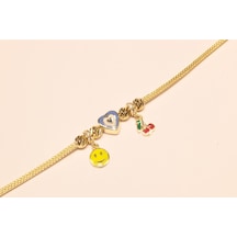 Altın Charm Çocuk Künyesi Guler1002691 Sarı Altın