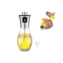 Çok Amaçlı Püskürtmeli Cam Şişe Sprey Şişesi Yağ Şişesi Zeytinyağı Limon Püskürtücü Yağdanlık Gri Diğer