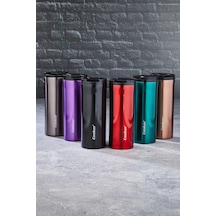 Ckr-2041 400ml Uzun Renkli Çelik Termos Bardak Bx40 Çok Renkli