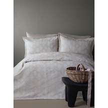 Bedline Tek Yatak Örtüsü Çift Kişilik Areca Bej 230x240 Cm Bej