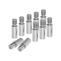 Qingmipy 3d Yazıcı Ekstruder Borusu: Soğutmalı V6 Gırtlağı, 1.75mm Ptfe Tüpü İçeren, Paslanmaz Çelik, Tıkanıklığı Önleyen, 10 Adet