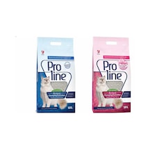 Proline Parfümsüz Kedi Kumu 10 L + Proline Bebek Pudralı Kedi Kumu 10 L