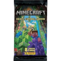 Toyika Panini Lisanslı Minecraft Koleksiyon Trading Cards 8li - 0264