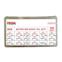 Mgk Bakır Pul Seti Metrik+bsp 390 Adet