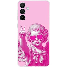 Samsung Galaxy A16 Uyumlu Neon Gözlüklü Modern Eros Baskılı Silikon Kılıf Renkli