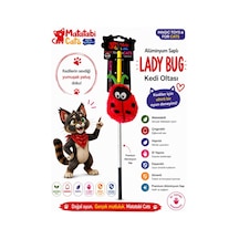 Matatabi Cats Ladybug Alüminyum Saplı Kedi Oltası Matatabi,çıngırak Ve Hışırtı İçerir.özel Kumaş