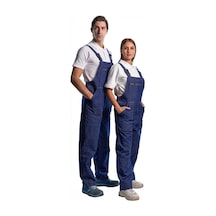 Şensel, Kışlık Kot Bahçıvan Tulum, Lacivert -8E1845- Askılı Tulum