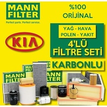 Kia Rio 1.4 Crdı Mann-Filter Karbonlu Filtre Bakım Seti 2011-2017 (495301276)