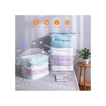 Beyyine Home Büyük Boy 80cm X 100cm X 50cm Küp Vakumlu Hurç & Vakumlu Poşet & Yorgan&battaniye&yastık&elbise Diğer