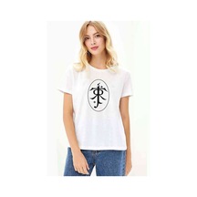 Of The Rings Jrrt Jrr Tolkien Baskılı Beyaz Kadın Tshirt