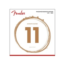 Fender 0730060405 Phosphor Bronze Akustik Gitar Teli 11-52 60cl Custom Light Set Sıcak Ve Zengin Akustik Tını