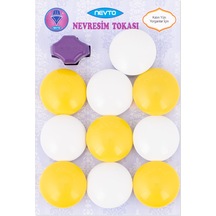 Nevto Nevresim Tokası  az 3 cm Kalınlıkta 2 adet KALIN Yorgan için Sarı