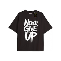 Tarzsokak Beyaz Oversize T-shirt Nevergiveup Özel Tasarım S