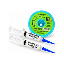 Elektronikci Kimei Km-1515 1,5mm Lehim Sökme Teli Krem 5cc 2 Li Flux Seti Tk08