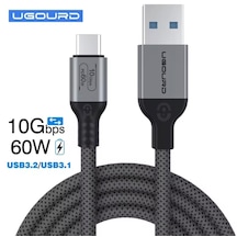 Ugourd 1-metre Pd 60w Usb To Type-c 3.2/gen2/10gbps E-marker Çip