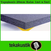 20Mm Flexi Yanmaz Oto Ses Yalıtım Süngeri Yapışkanlı
