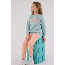 U.S. Polo Assn. U.s. Polo Assn Kız Çocuk Yeşil Eşofman Takımı Us2315-c-v2 Yeşil