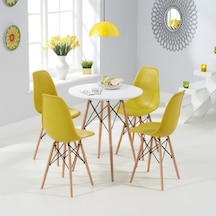 Riolight Modern 1 Sari Içi Beyaz Yemek Masasi Üzeri Tekli Metal S