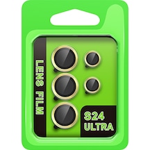 Galaxy S24 Ultra Raze Metal Kamera Lens - Sarı