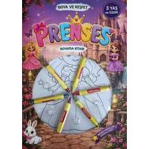 Boya Keşfet- Prenses Boyama Kitabı - Csnd-901252