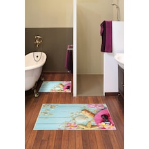Alanur Trend Kaymaz Taban Dijital Banyo Takımı Kt424 Yeşil