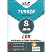 Tetra Yayınları 8. Sınıf Lgs Türkçe Soru  Bankası