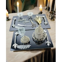 Elegance Nişan Tepsisi Ve Söz Nişan Tepsisi Gümüş Gümüş