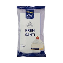 Metro Chef Krem Şanti 1 Kg - Profesyonel Yüksek Hacimli Toz Krem Şanti 4'li Avantaj Paketi Mıchu