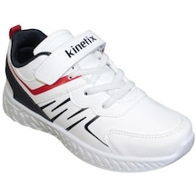 Kinetix Erkek Çocuk Beyaz Cilt Çırtlı Sneacer Spor Ayakkabı 001