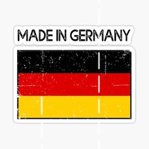 Made In Germany Araba Leptop Oto Sticker 13Cm 4 Adet A