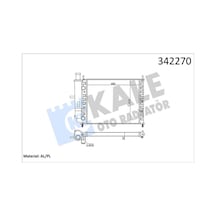 Kale 342270 Fiat Brava Bravo Marea 1.4 1.6 Motor Su Radyatörü