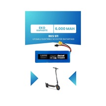 Rks S11 Uyumlu Batarya Eko Kapasite 36v 6.000mah Elektrikli Scooter Bataryası Mavi