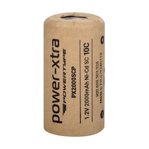 Power-xtra Px2000scp - 1.2v 2000 Mah - Sc - Ni-cd Şarjlı Pil - 10c
