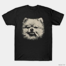Tarzsokak Pomeranian Köpek Meme T-shirt Erkekler Kadınlar Için % 100% Pamuklu Tişörtler Kısa Kollu Üstl Çok Renkli