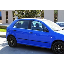 Skoda Fabia Hb Cam Çıtası 2000-2007 4 Parça Paslanmaz Krom