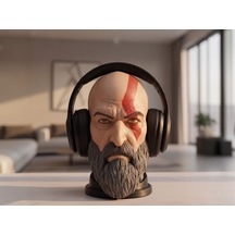 Happy3dworld Sparta Savaşçısı Büst Kulaklık Standı, 3d Baskı Antik Yunan Dekor