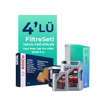 Bosch Renault Austral 1.3 Hybrid Filtre Bakım Seti Liqui Moly Motor Yağlı (2022-2025) 4 Lü -