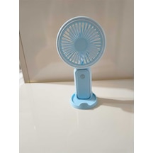 Masaüstü Stantlı 3 Kademeli Taşınabilir Mini Fan Şarjlı El Vantilatörü