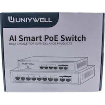 Unıywell 8+2 + 1spf Port Poe Swicth