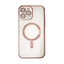 Apple Uyumlu iPhone 14 Pro Kılıf Kross Magneticsafe Kapak - Rose Standart